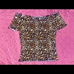 SOLD Leopard Print CropTop